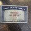 Printable Blank Social Security Card Template