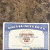 Colorado Social Security Card Template
