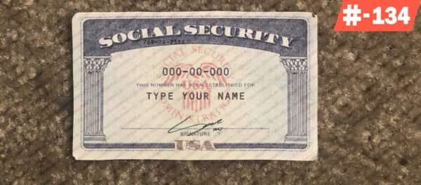 Florida social security template