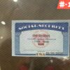 Florida editable social security card template