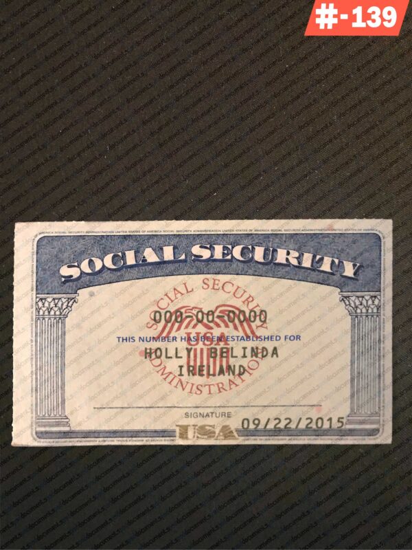 New York social security template