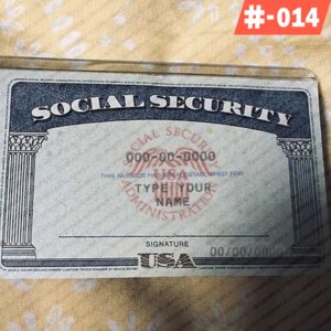 Blank Digital SSN Card PDF