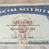 Pennsylvania social security card psd