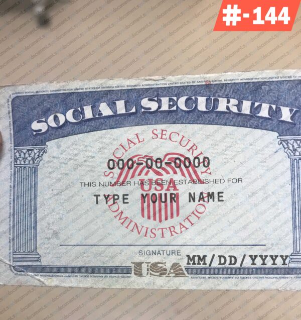 Pennsylvania social security template