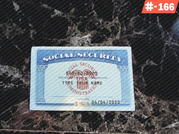 Ai Generated SSN Card Templates