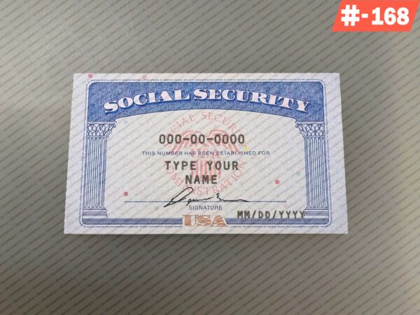 Ai Generated Social Security Card Templates