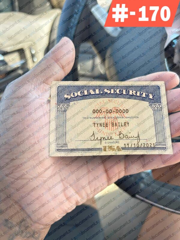 Ai Generated Social Security Templates PSD