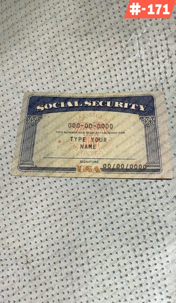 Ai Generated Social Security Templates