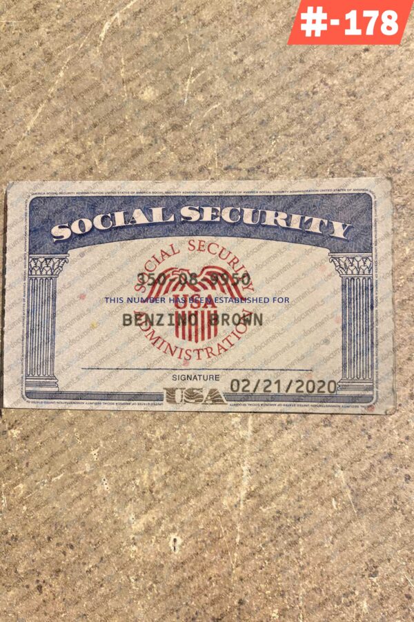 Ohio social security card