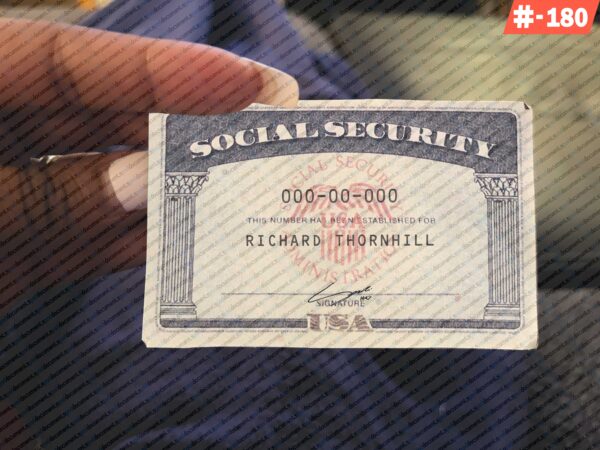 Georgia social security card psd