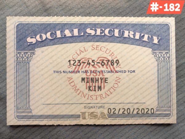 Georgia social security card