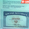 North Carolina social security card psd