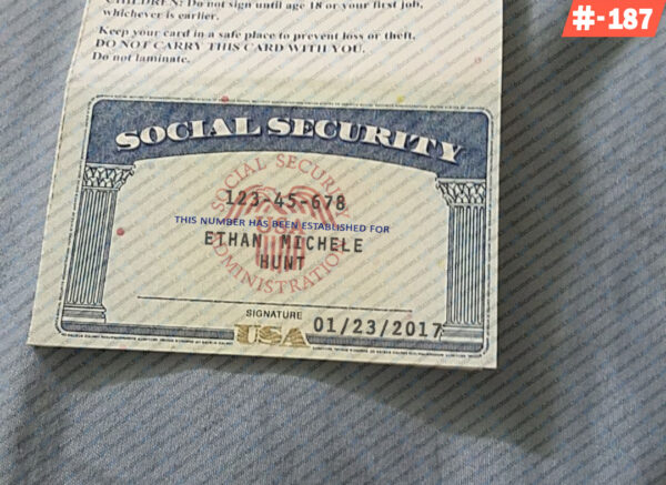 North Carolina social security card