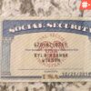 North Carolina editable social security card template