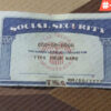 Michigan social security card psd