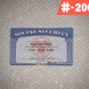 Virginia social security card psd