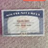 Virginia editable social security card template