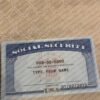 Tennessee social security card psd