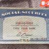 Colorado social security card psd