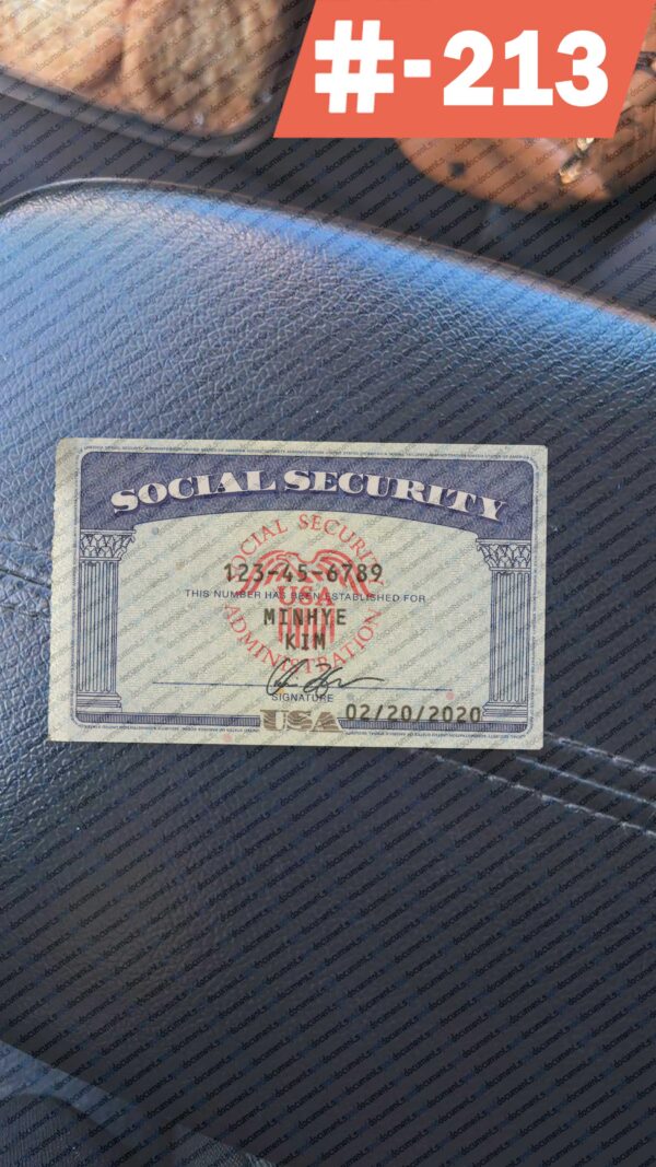 Colorado social security card