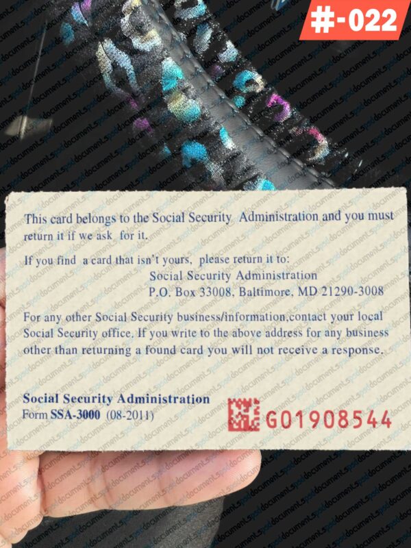 Editable SSN PSD front back side - Image 3