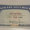 Free Download Social Security Card