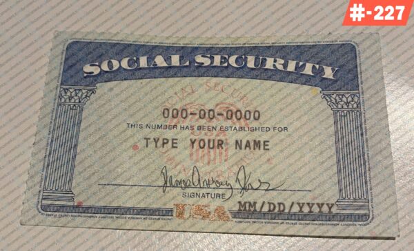 Free Download Social Security Card