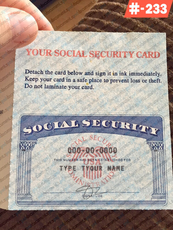 Free Download Social Security PSD