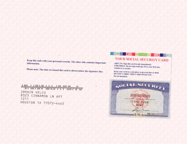 Social Security Card