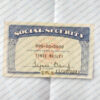 Social Security Card PSD front and back