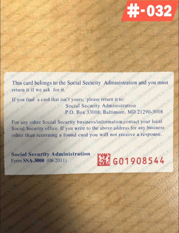 USA Digital Social Security Template PSD - Image 3