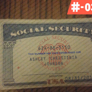 Social Security Card Template 2025
