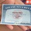USA Social Security Card 2025