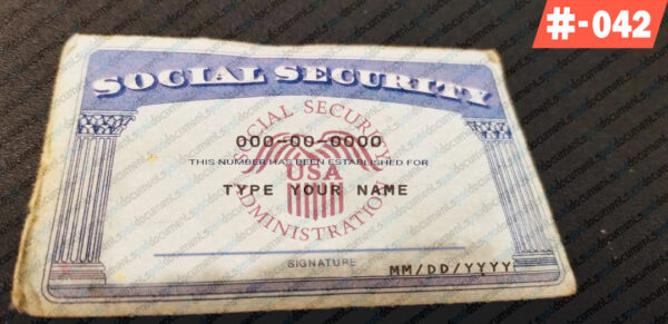 Make a New Social Security Card Template