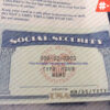 Fake Social Security Card Template