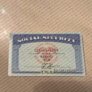Fake Social Security Card