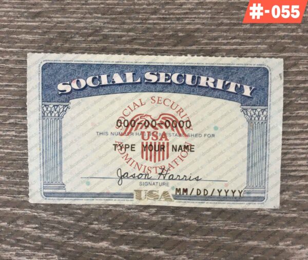 Blank Social Security Card Template pdf (Copy)