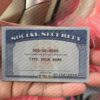 Social Security Card PSD Template