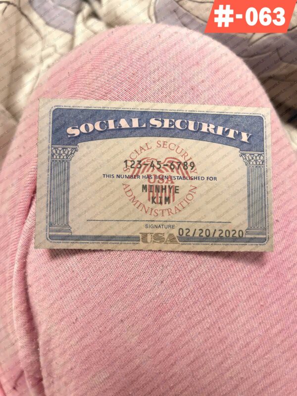 Social Security Template