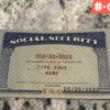 Alabama Social Security Card Template