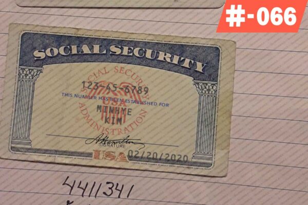 Alaska Social Security Card Template
