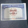 Texas Social Security Card Template