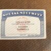 Oregon Social Security Card Template