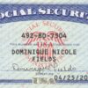 New Hampshire Social Security Card Template