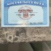 Missouri Social Security Card Template