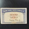 Mississippi Social Security Card Template