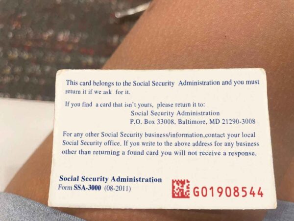 Social Security Card Template Photoshop - Image 3