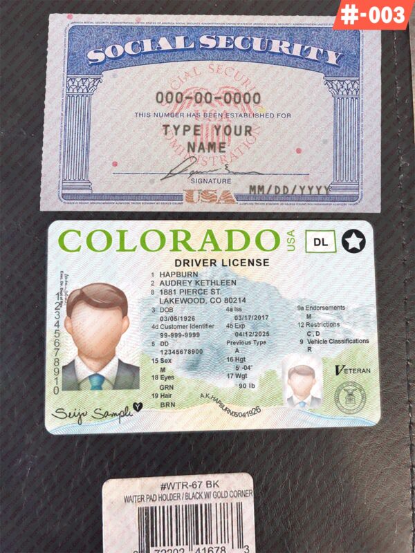 Editable Social Security Card and Drivers License Template