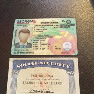 Editable Social Security Card and Drivers License PSD