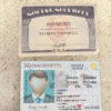 Editable Drivers License and Social Security Card Template